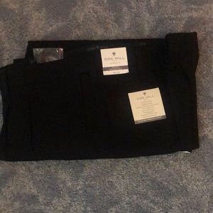Oak Hill Pleated Premium dress pants 48W x 30L - Black